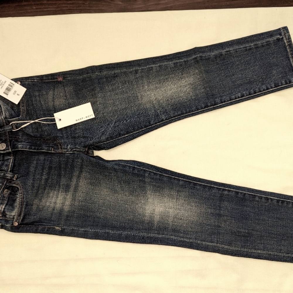 Warp+Weft/AMS-Slim jeans/Blue/  Size 6